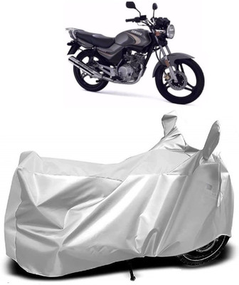 AutoKick Two Wheeler Cover for Yamaha(YBR 125, Silver)
