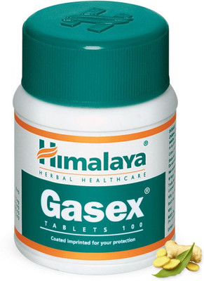 HIMALAYA Gasex 100 Tablets X 2 = 200 Tablets(Pack of 2, 200 Tablets)