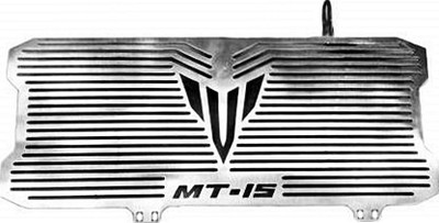 OBEROI'S TRADERS Premium Stainless Steel Radiator Guard Protector Grill for MT15. Bike Crash Guard(Yamaha)