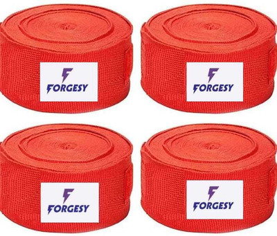 Forgesy COMBO Red Boxing Hand Wrap (Red,108 inch) Boxing Hand Wrap(105 inch)