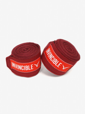Invincible HW757 Maroon Boxing Hand Wrap(Maroon, 450)