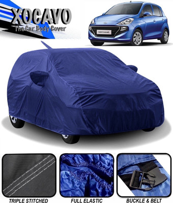XOCAVO Car Cover For Hyundai Santro 1.0i (With Mirror Pockets)(Multicolor)