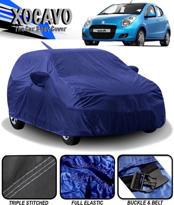 XOCAVO Car Cover For Maruti Suzuki A-Star (With Mirror Pockets)(Blue)