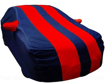 OLMEO Car Cover For Honda Jazz (With Mirror Pockets)(Red, Blue, For 2006, 2021 Models)