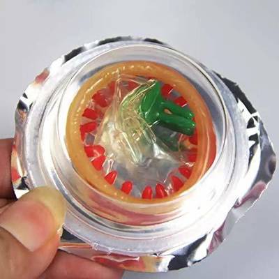 Daisyshine Extra Dotted Super Thin with Lubricated Condonm , Multiple Time Condom  (1 Sheets)