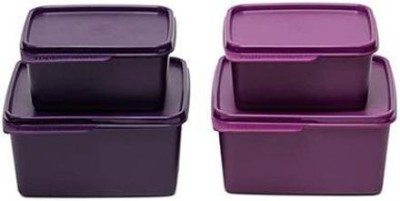 s.m.mart Plastic Utility Container  - 1.2 L, 1.2 L, 500 ml, 500 ml(Pack of 4, Multicolor)