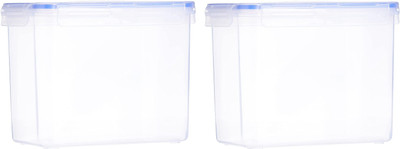 AMAZE ACTIONWARE Plastic Grocery Container  - 3570 ml(Pack of 2, White)