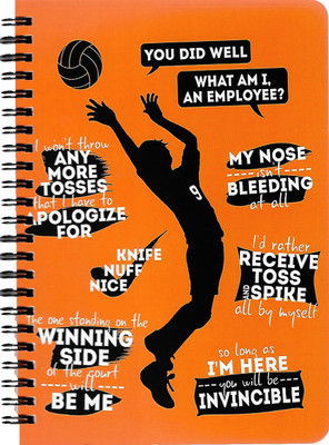 IMPACTPLUS Anime Regular Use A5 Notebook Unruled Diary 150 Pages(Multicolor)