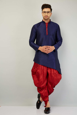 LEMONX Men Kurta Dhoti Pant Set