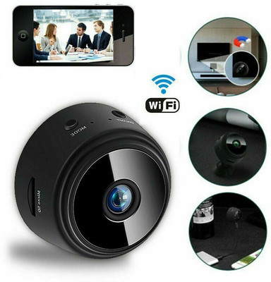 OJXTZF Mini Spy Magnet Camera WiFi Hidden Camera Wireless HD 1080P Indoor Home Small Spy Camera Security Cameras Nanny Camera Built-in Battery with Motion Detection Night Vision Spy Camera(64 GB, 1 Channel)