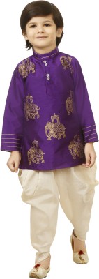 JCT DRESSES Boys Festive & Party, Wedding Kurta and Pyjama Set(Multicolor Pack of 1)