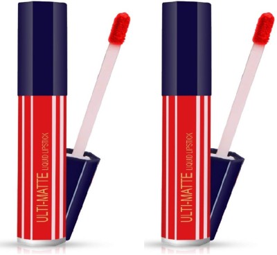 MYEONG Pack of two high shine lip care perfect for dry and fuller lips liquid lipstick(CHERRY CRAVE, 12 ml)