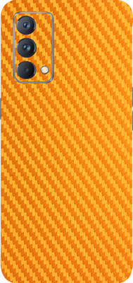 BugguSkin Realme Gt Master Edition Mobile Skin(Ultra Super Golden Carbon Fiber Skin With High Matte Finish.)