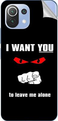 Snooky Xiaomi Mi 11 Lite 5G Mobile Skin(Black)