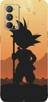 LAMHA Realme Gt (ME) Mobile Skin(Ultra Super Goku Sunset With High Matte Finish.)