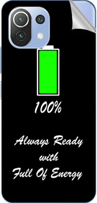 Snooky Xiaomi Mi 11 Lite 5G Mobile Skin(Black)