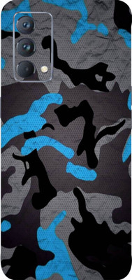 LAMHA Realme Gt Master Edition Mobile Skin(Ultra Camo Blue Skin With High Matte Finish.)