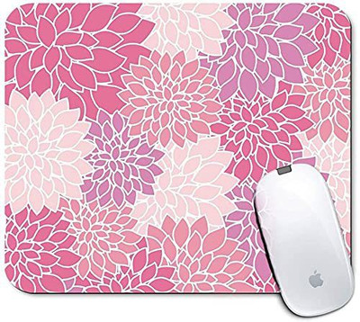 BE UNIQUE Premium Quality Mouse Pad for Laptop, Notebook, Gaming Computer Non-Slip Base Non Slip Base Mousepad(Pink)