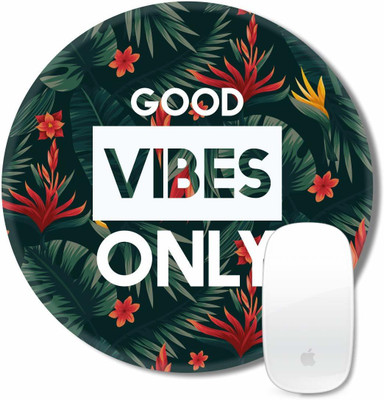 ZORI Gifts Motivational Quote Printed Round Mousepad for Computer, PC, Laptop Non Slip Base Mousepad(Multicolor)