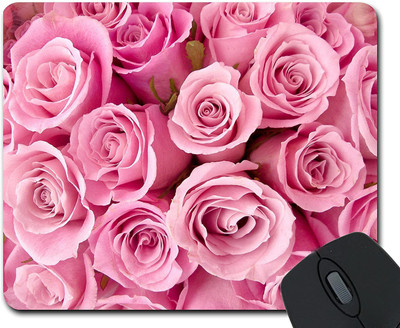 BE UNIQUE Premium Quality Mouse Pad for Laptop, Notebook, Gaming Computer Non-Slip Base Non Slip Base Mousepad(Pink)