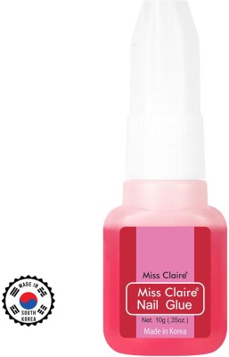 Miss Claire Brush On Nail Glue For Artificial Or Fake Nails - ( 10 Gram / .35 Oz. )(NA)