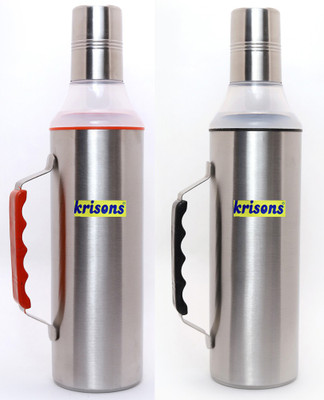 KRISONS 1000 ml Cooking Oil Dispenser Set(Pack of 2)