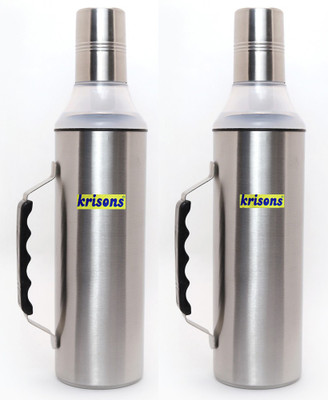 KRISONS 1000 ml Cooking Oil Dispenser Set(Pack of 2)