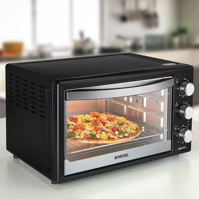 BOROSIL 42-Litre BOTG42CRB11 Oven Toaster Grill (OTG) (Black, Silver)