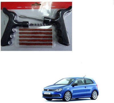 AuTO ADDiCT Car Tool Safety With 5 Strip Tubeless Tyre Puncture Repair Kit For Volkswagen Polo GT Tubeless Tyre Puncture Repair Kit