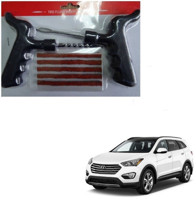AuTO ADDiCT Car Tool Safety With 5 Strip Tubeless Tyre Puncture Repair Kit For Hyundai SantaFe Tubeless Tyre Puncture Repair Kit