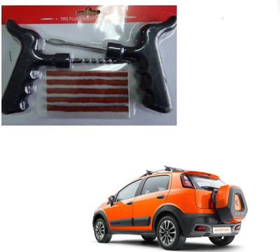 AuTO ADDiCT Car Tool Safety With 5 Strip Tubeless Tyre Puncture Repair Kit For Fiat Avventura Tubeless Tyre Puncture Repair Kit