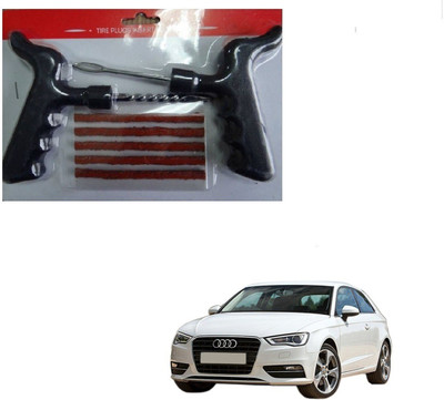 AuTO ADDiCT Car Tool Safety With 5 Strip Tubeless Tyre Puncture Repair Kit For Audi A3 Tubeless Tyre Puncture Repair Kit