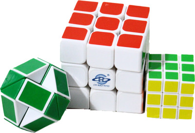 Galaxies Cube Combo Set Of 3X3X3 Pyraminx Triangle And Mirror Puzzle Cubes(3 Pieces)