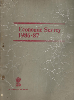 Economic Survey 1986-87(Paperback, Govt. of India)