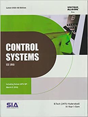 Control Systems, B.Tech III-Year I-Sem (ECE) R18, JNTU-Hyderabad, 2021-22 Edition(Paperback, SIA)