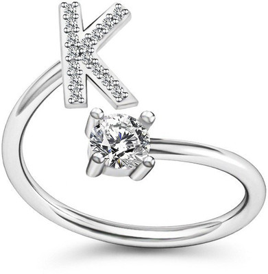 RVM Jewels Alloy Silver Plated Ring