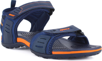 Sparx SS 559 Men Sandals(Navy, Orange , 10)