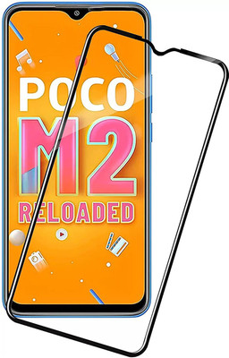 SMARTCASE Edge To Edge Tempered Glass for POCO M2 Reloaded(Pack of 1)