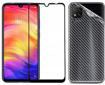 Bodoma Front and Back Screen Guard for Poco C31 Pack Of 2(Pack of 2)