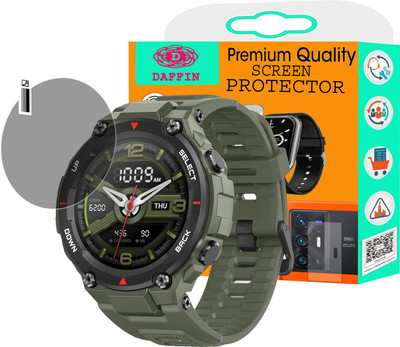 daffin Screen Guard for Huami Amazfit T-Rex Smartwatch .(Pack of 1)