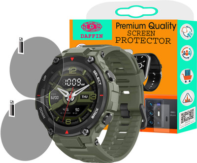 daffin Screen Guard for Huami Amazfit T-Rex Smartwatch(Pack of 2)