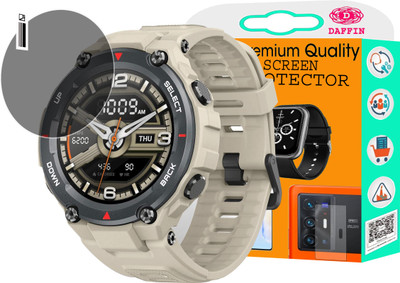 daffin Screen Guard for Huami Amazfit T-Rex Smartwatch .(Pack of 1)