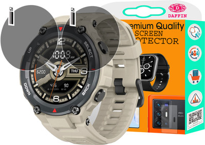 daffin Screen Guard for Huami Amazfit T-Rex Smartwatch(Pack of 2)
