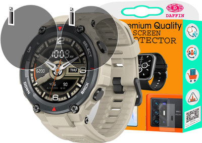daffin Screen Guard for Huami Amazfit T-Rex Smartwatch(Pack of 2)