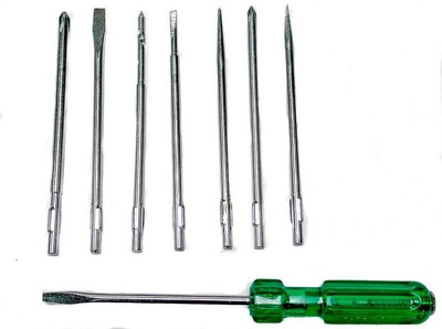 TAPARIA 8in1 Portable Pocket Screw driver Mobile Repairing Tool Kit for Phone/Glasses/Computer Combination Screwdriver Set(Pack of 8)
