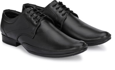 G L Trend Genuine Leather Formal Lace-up Shoe for Men Derby For Men(Black)
