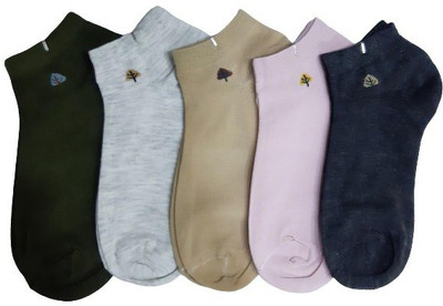 Sting Bee Women Low Cut(Pack of 5)