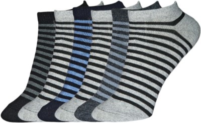 ME Stores Men & Women Striped Ankle Length(Pack of 6)