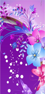 wildartcreation 60 cm Fridge Sticker Decorative Refrigerator Door Sticker PVC Vinyl Multicolor Desig Self Adhesive Sticker(Pack of 1)