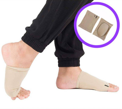Hoopoes Arch Support Brace Compression Cushioned Support Sleeves, Plantar Fasciitis Foot Support(Black)